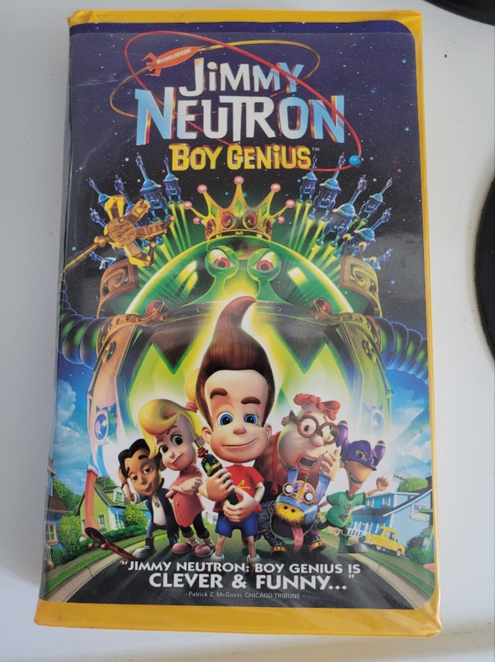 Nickelodeon Jimmy Neutron Boy Genius Colorful Movie Art Print - Green & Yellow
